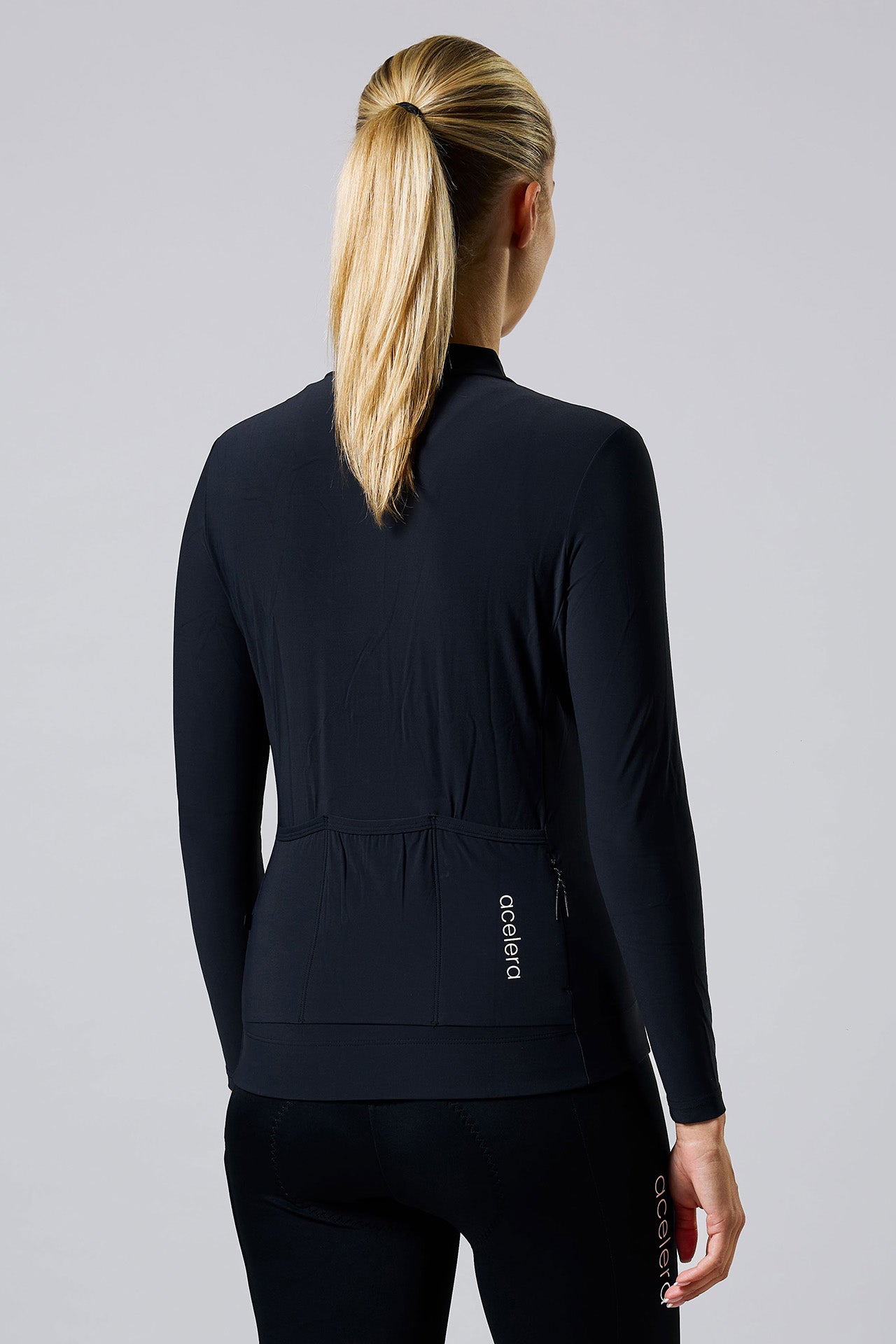 Dames Pro Lined Fietsshirt Lange Mouw Wielershirts Acelera.cc