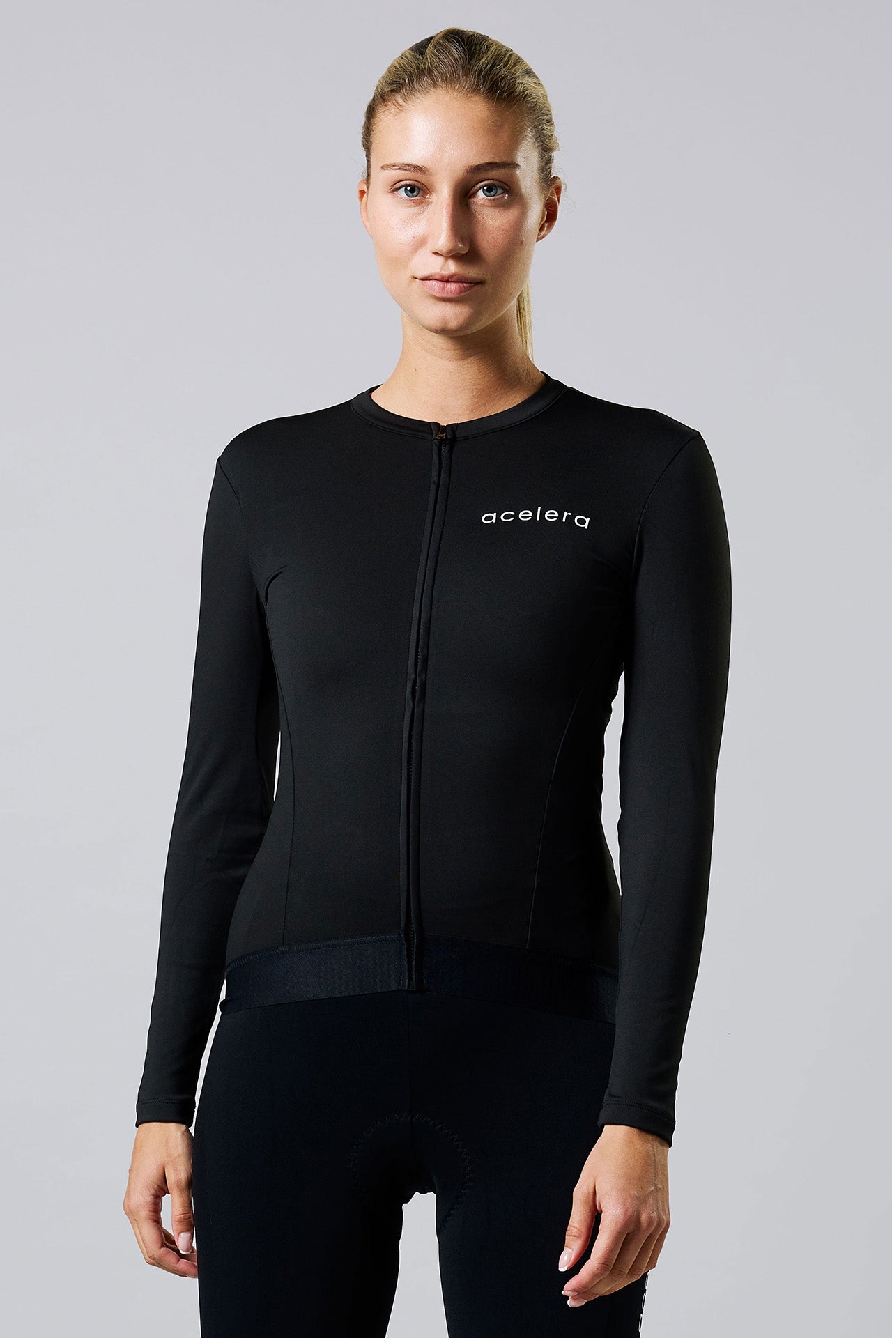 Dames Pro Fleeced Fietsshirt Lange Mouw Cycling Apparel & Accessories Acelera.cc