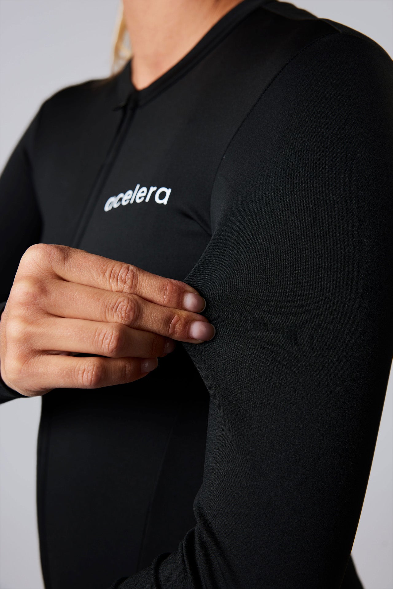 Dames Pro Fleeced Fietsshirt Lange Mouw Cycling Apparel & Accessories Acelera.cc