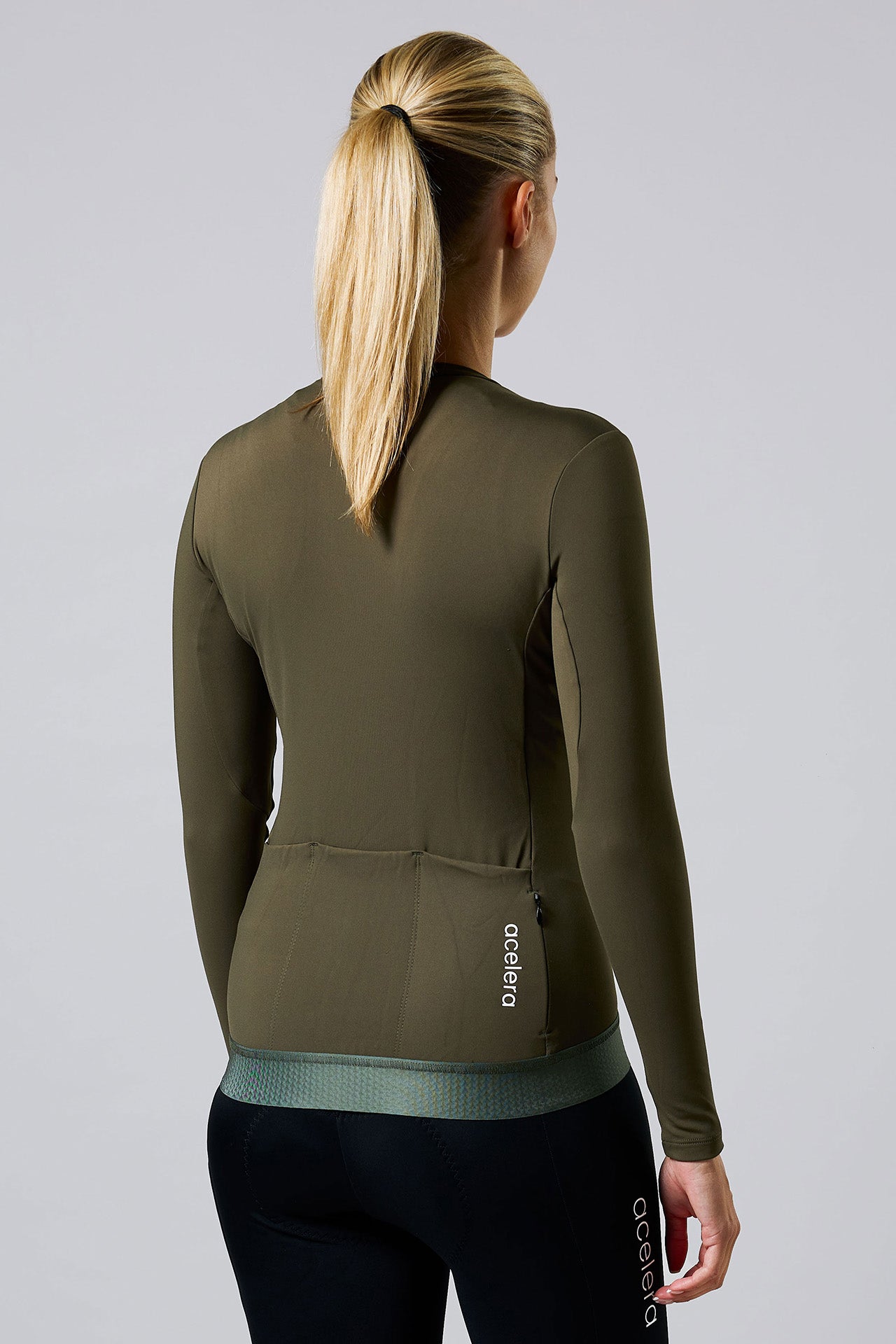 Dames Pro Fleeced Fietsshirt Lange Mouw Cycling Apparel & Accessories Acelera.cc