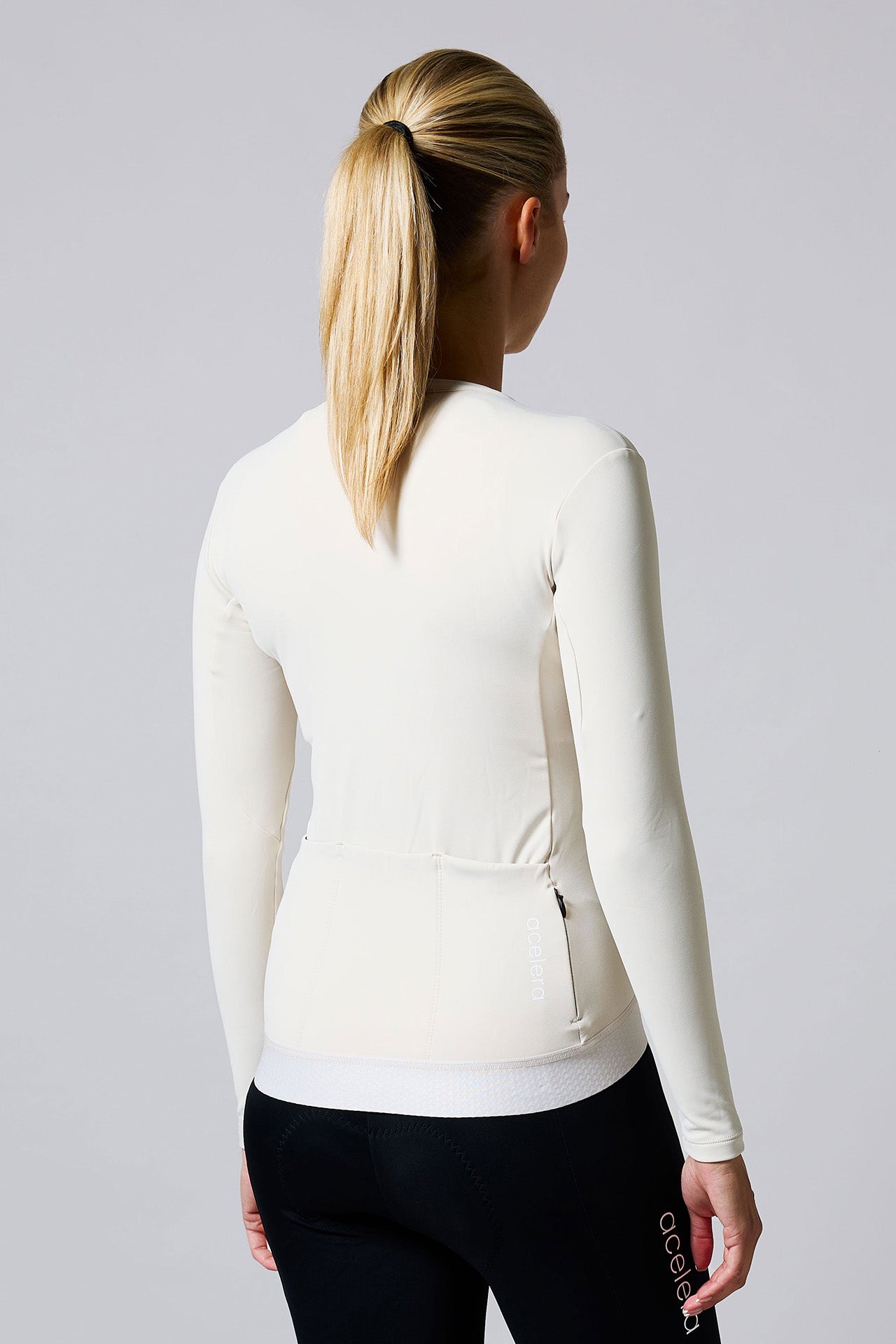 Damen Pro Fleece-Radtrikot Langarm