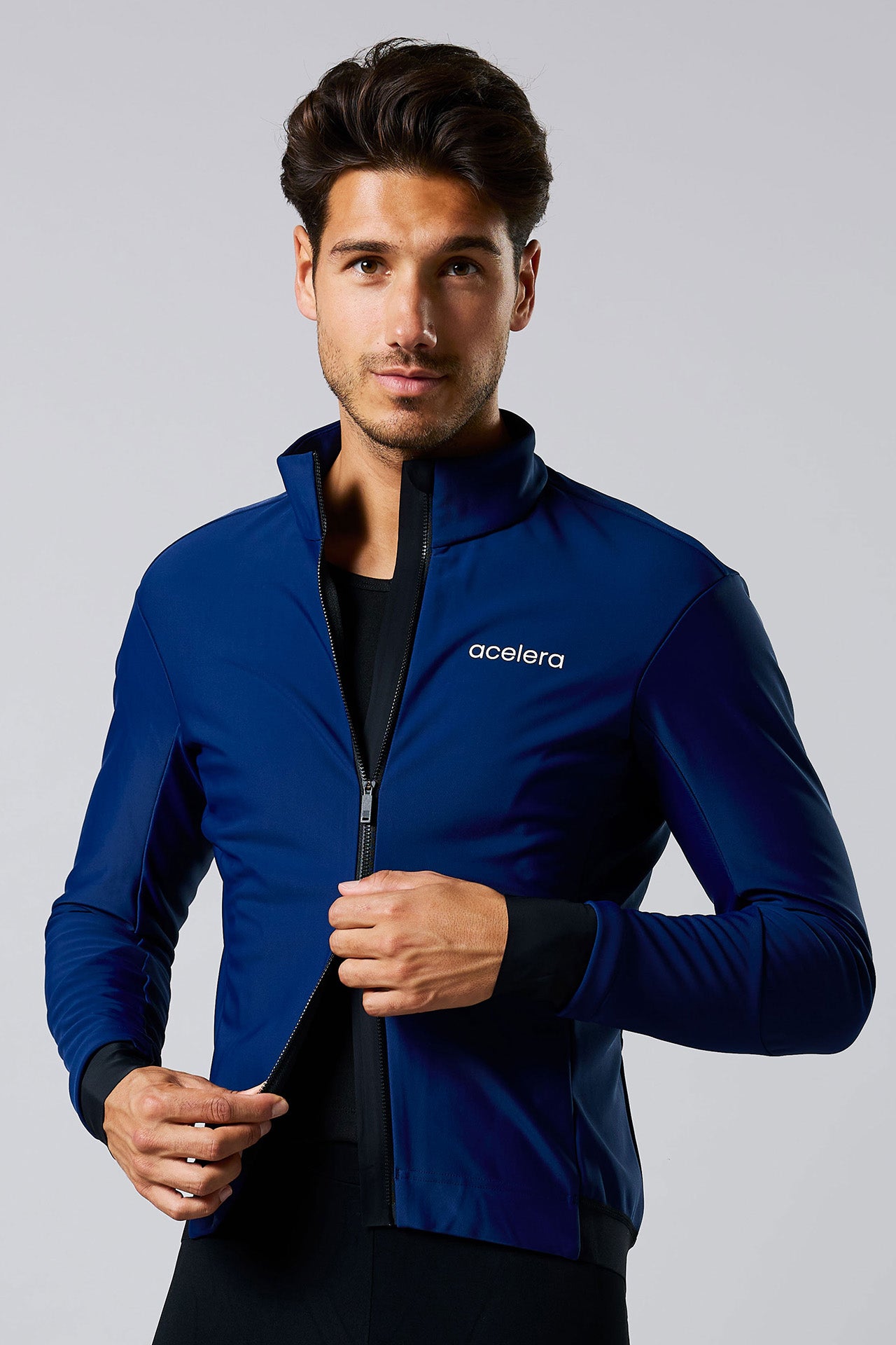 Heren Pro Deep Winter Fietsjack Wielershirts Acelera.cc