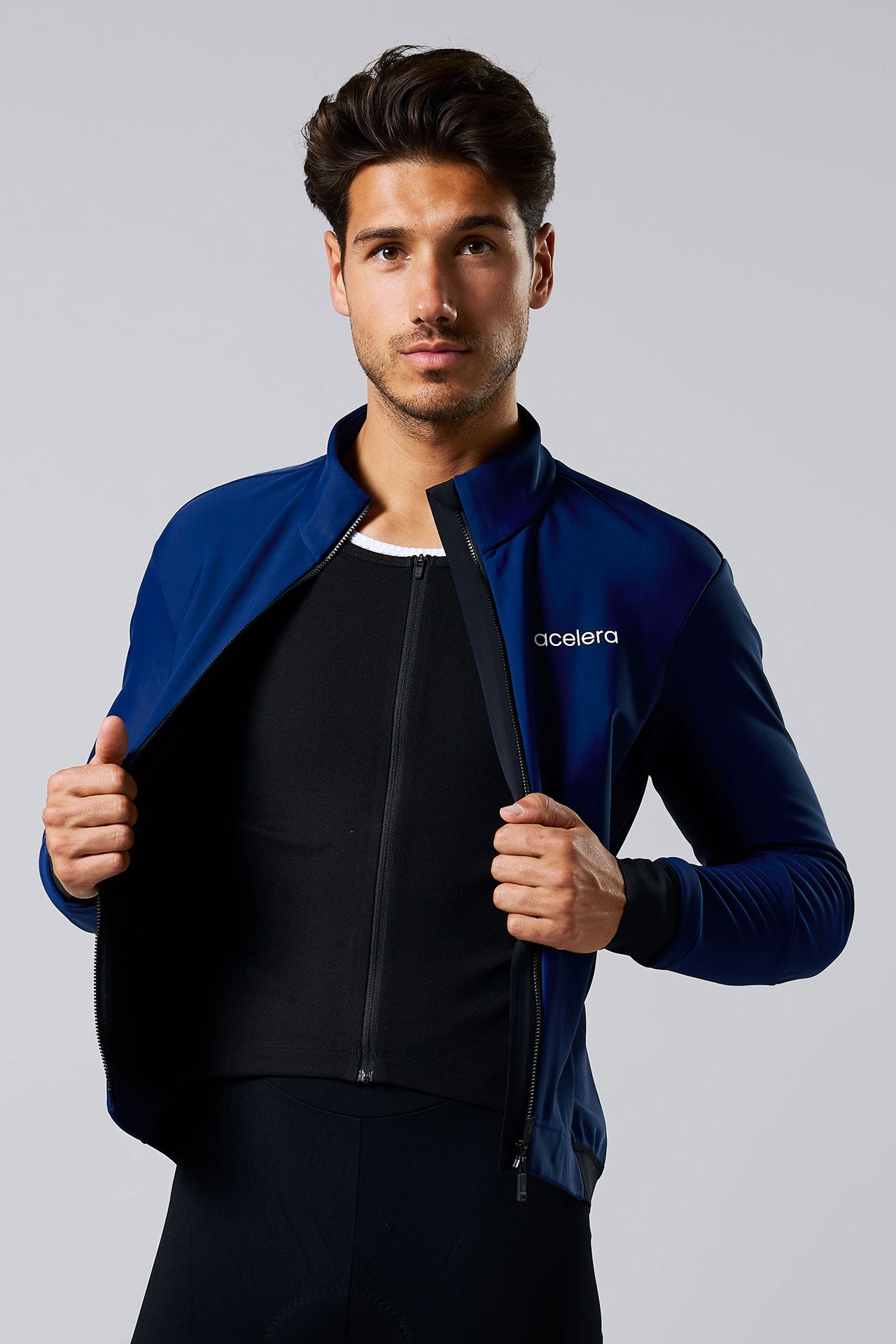 Heren Pro Deep Winter Fietsjack Wielershirts Acelera.cc