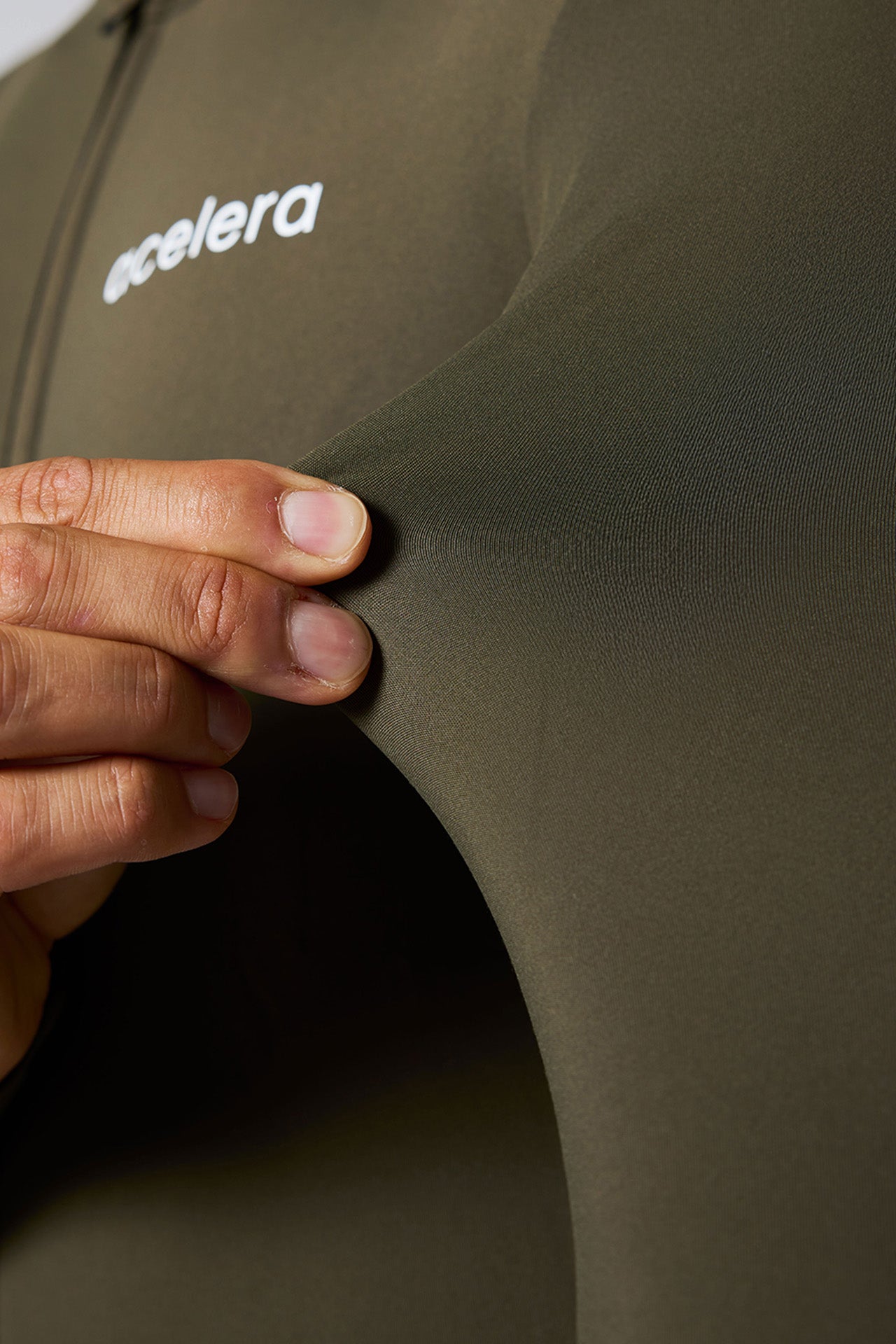Heren Pro Fleeced Fietsshirt Lange Mouw Wielershirts Acelera.cc