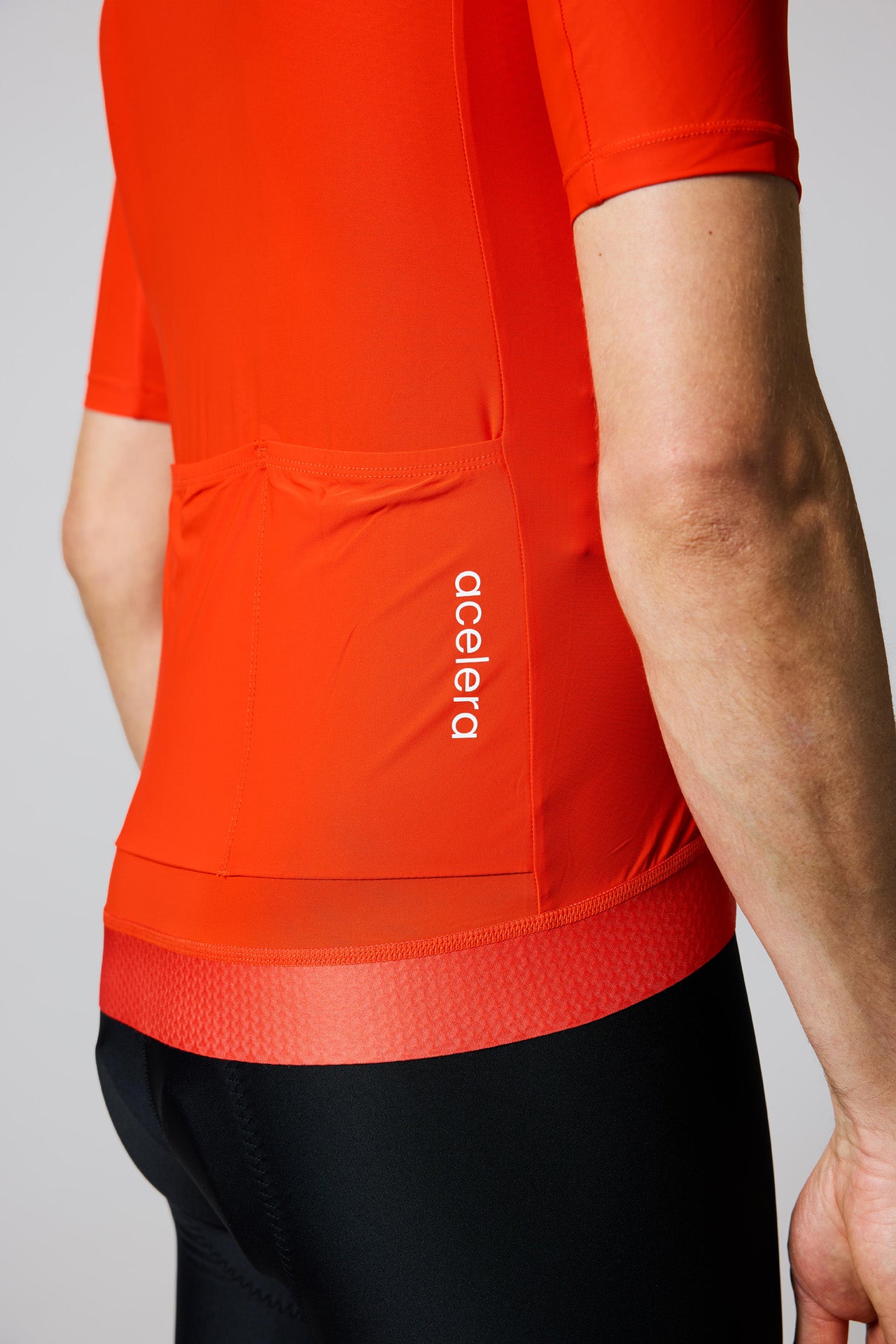 Heren Intermediate Fietsshirt Korte Mouw Wielershirts Acelera.cc