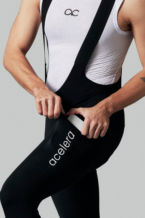 Acelera Men's Intermediate Cycling Shorts Long Detail