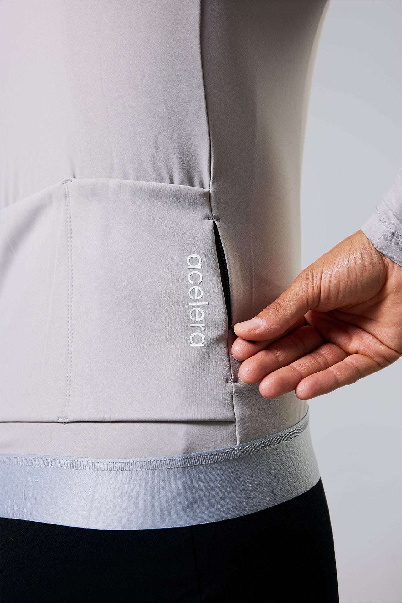 Heren Pro Fleeced Fietsshirt Lange Mouw Wielershirts Acelera.cc