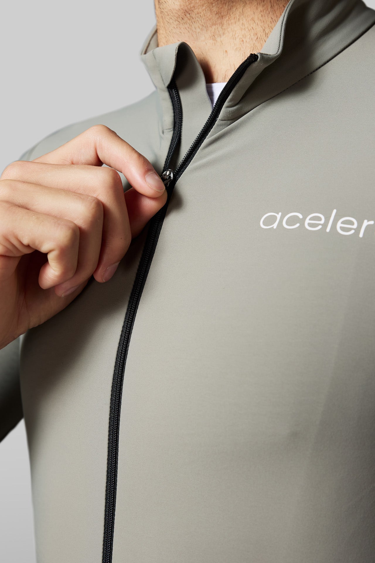 Heren Pro Fietsshirt Lange Mouw Lined Wielershirts Acelera.cc