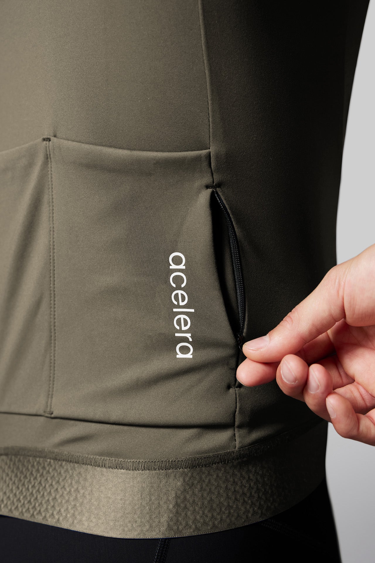 Heren Pro Fleeced Fietsshirt Lange Mouw Wielershirts Acelera.cc
