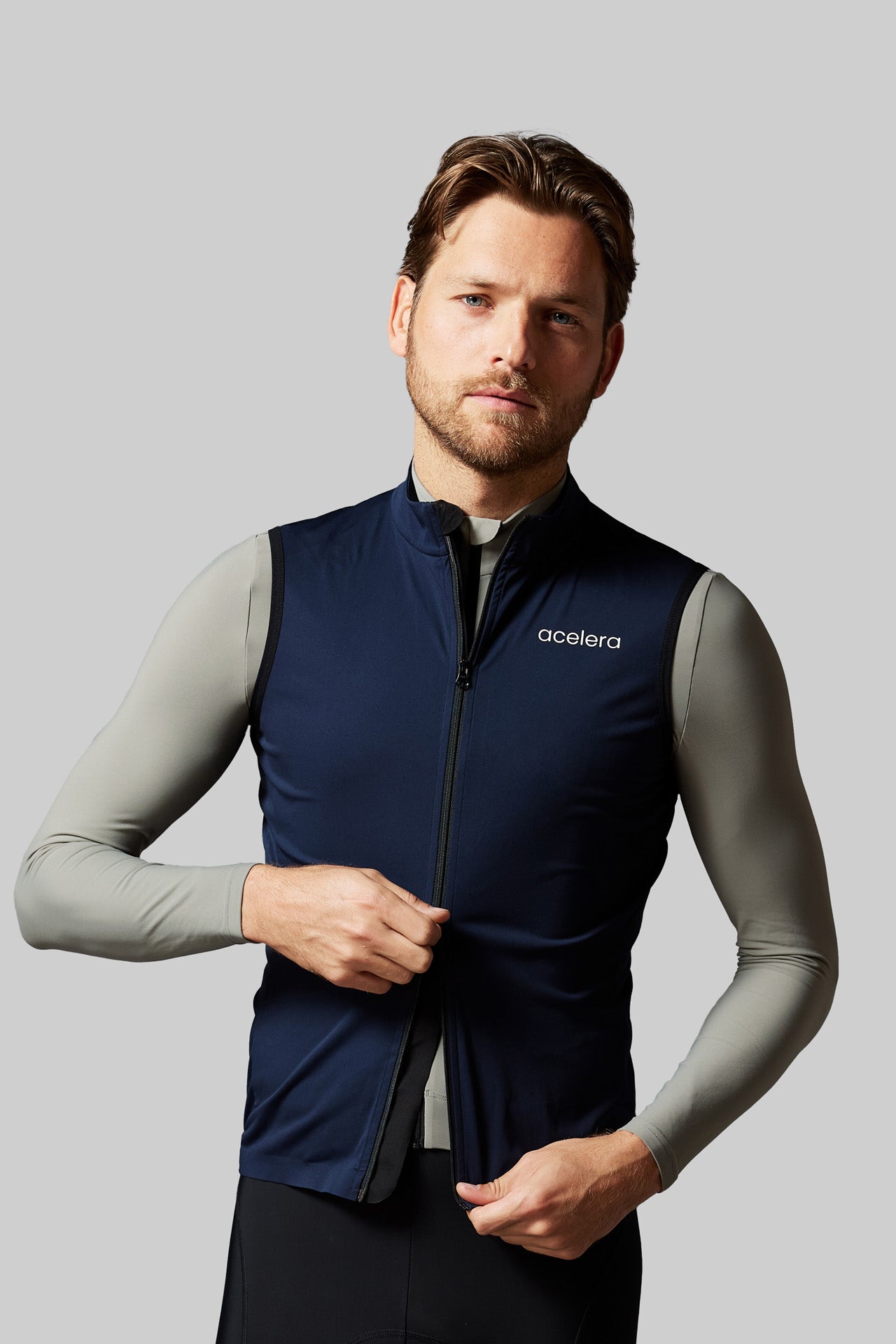 Heren Pro Windstopper Wielershirts Acelera.cc