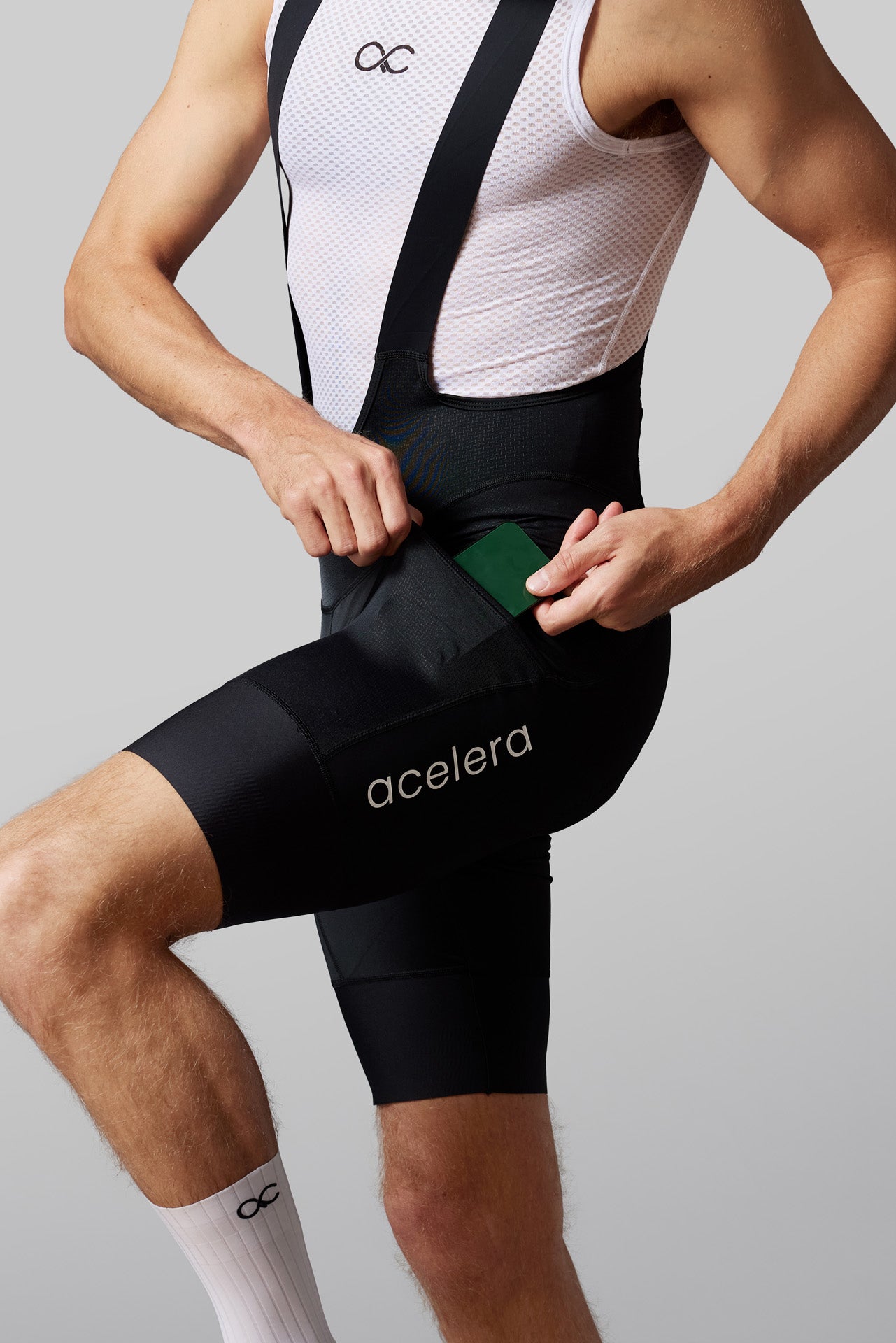 Heren Fietsbroek Cargo Wielerbroeken Acelera.cc