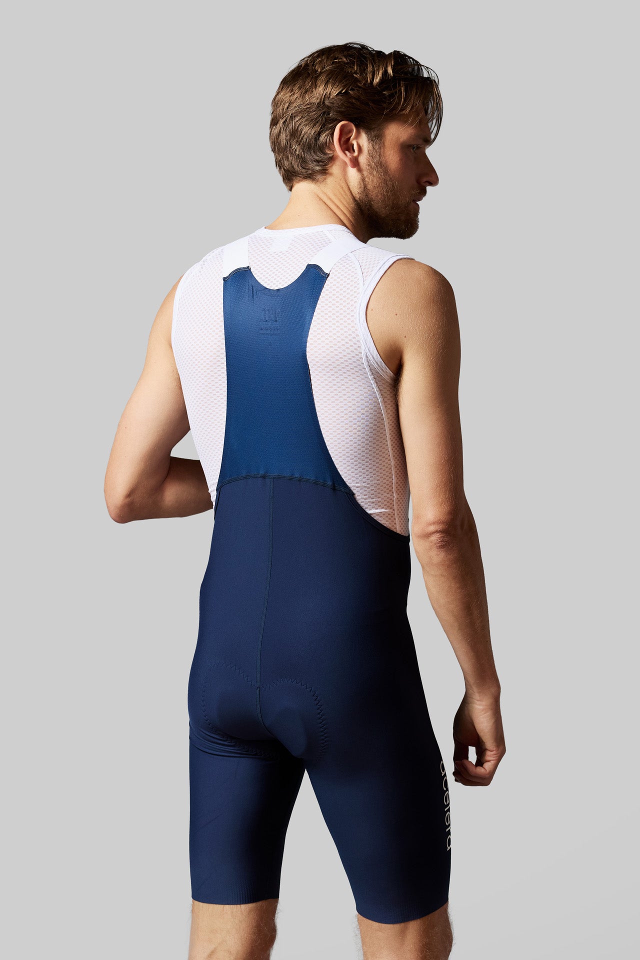 Heren Intermediate Fietsbroek Navy Blue Wielerbroeken Acelera.cc