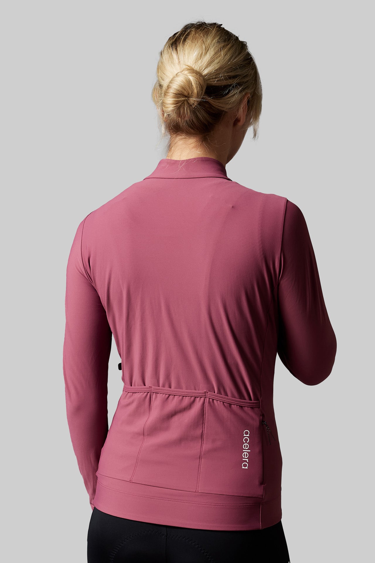 Dames Pro Lined Fietsshirt Lange Mouw Wielershirts Acelera.cc