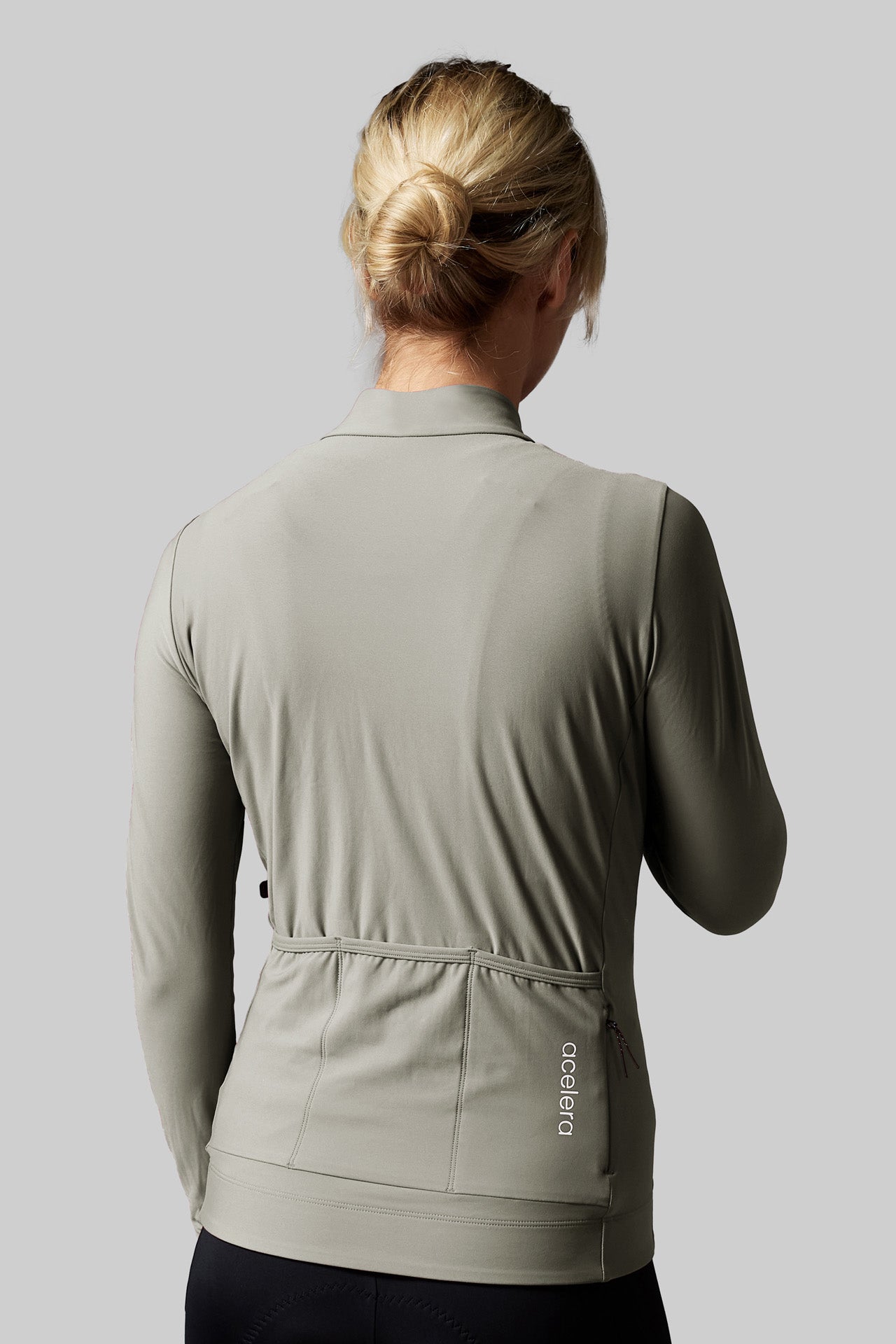 Dames Pro Lined Fietsshirt Lange Mouw Wielershirts Acelera.cc