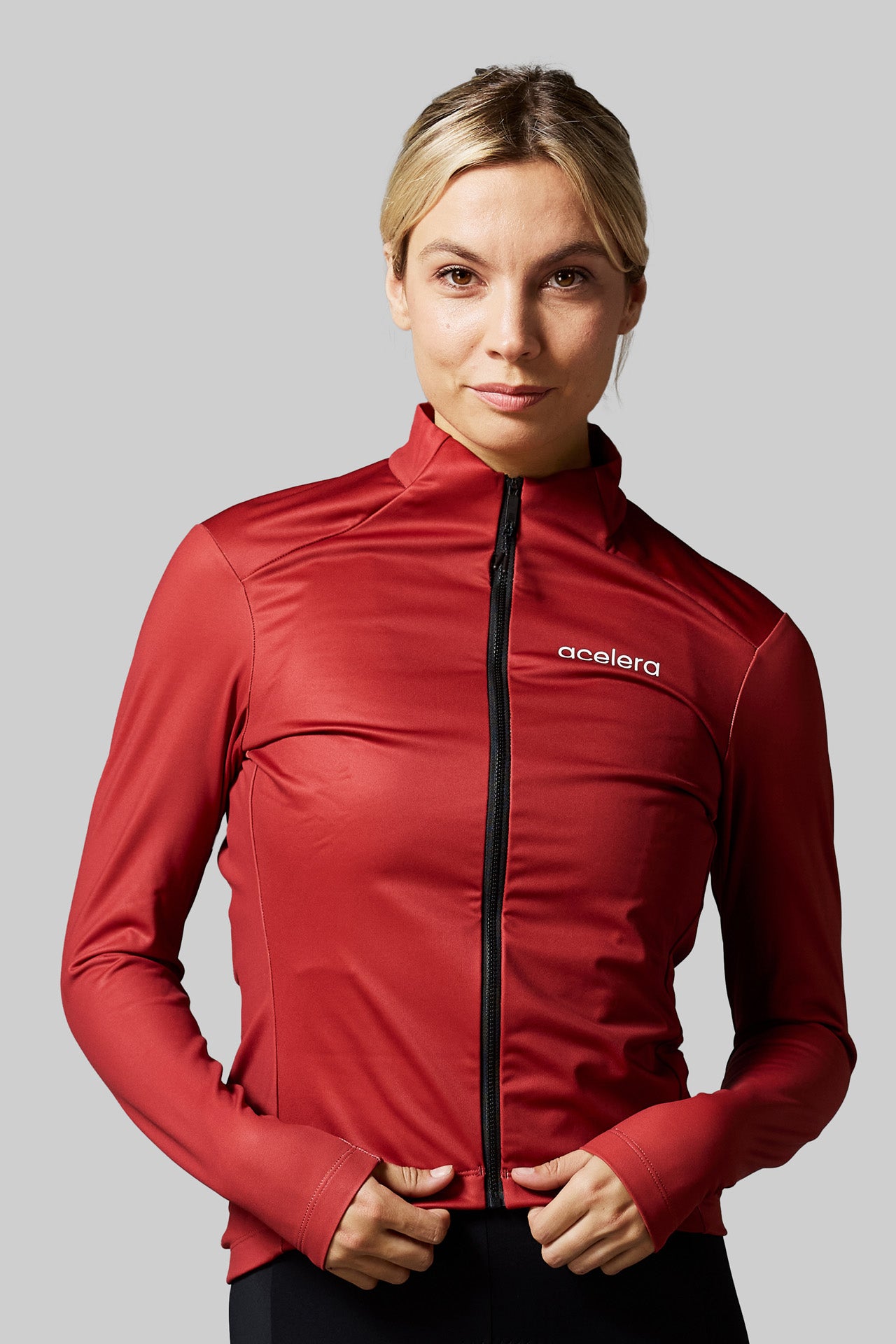 Dames Fleeced Fietsjacket Acelera.cc
