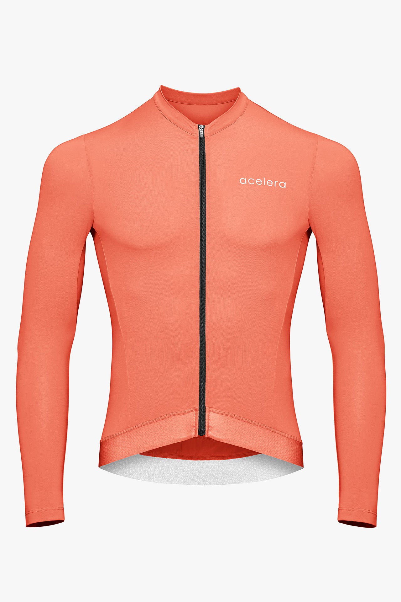 Heren Pro Summer Fietsshirt Lange Mouw Wielershirts Acelera.cc Pink S