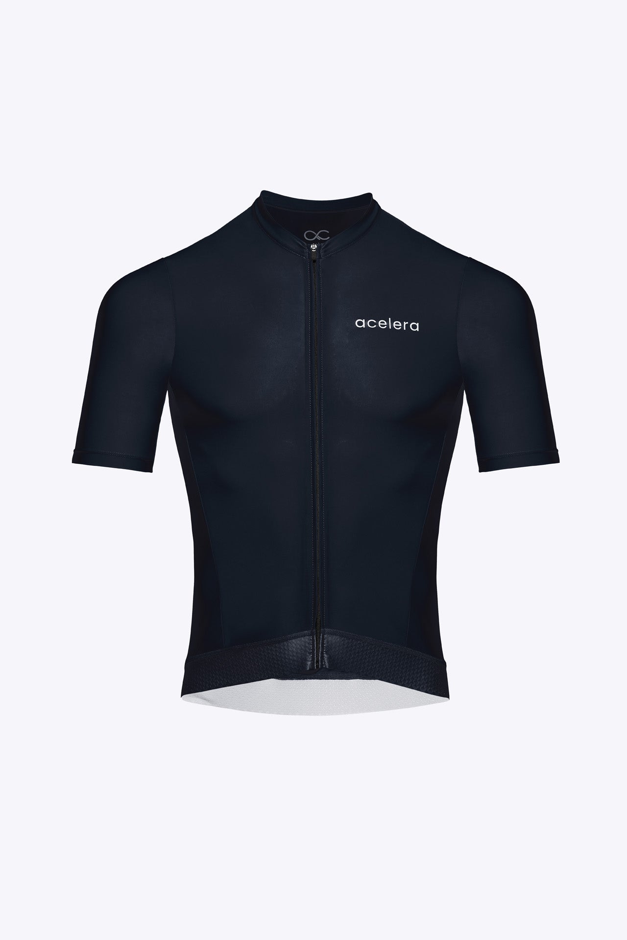 Heren Intermediate Fietsshirt Korte Mouw Wielershirts Acelera.cc Black S