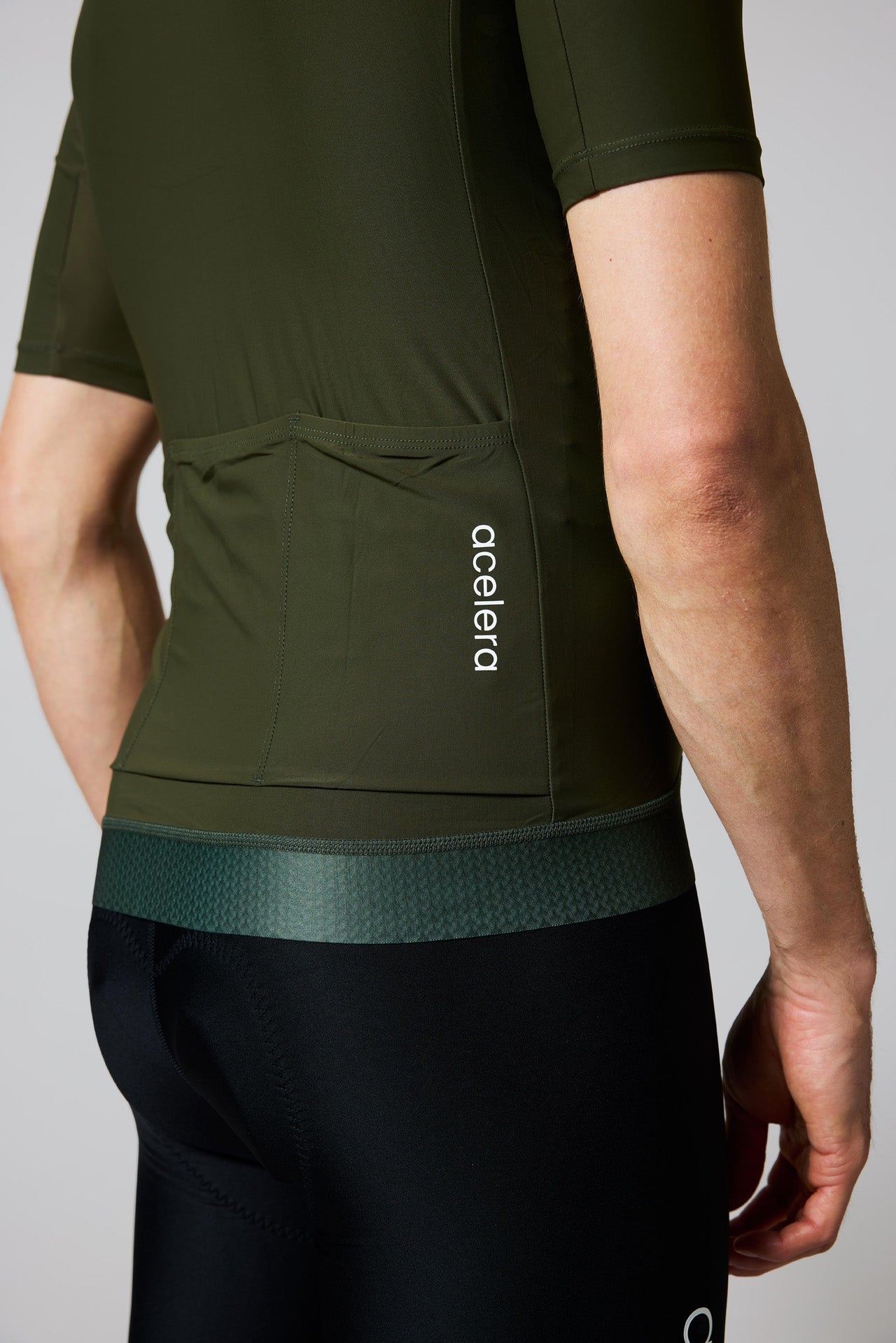 Heren Intermediate Fietsshirt Korte Mouw Wielershirts Acelera.cc