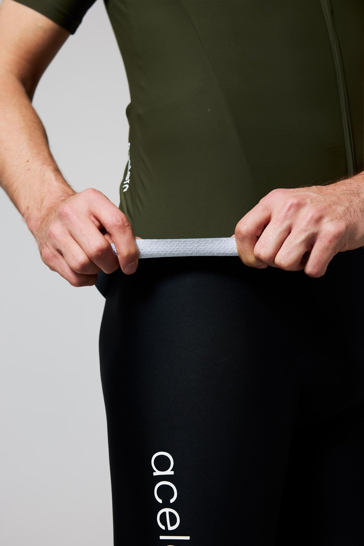 Heren Intermediate Fietsshirt Korte Mouw Wielershirts Acelera.cc