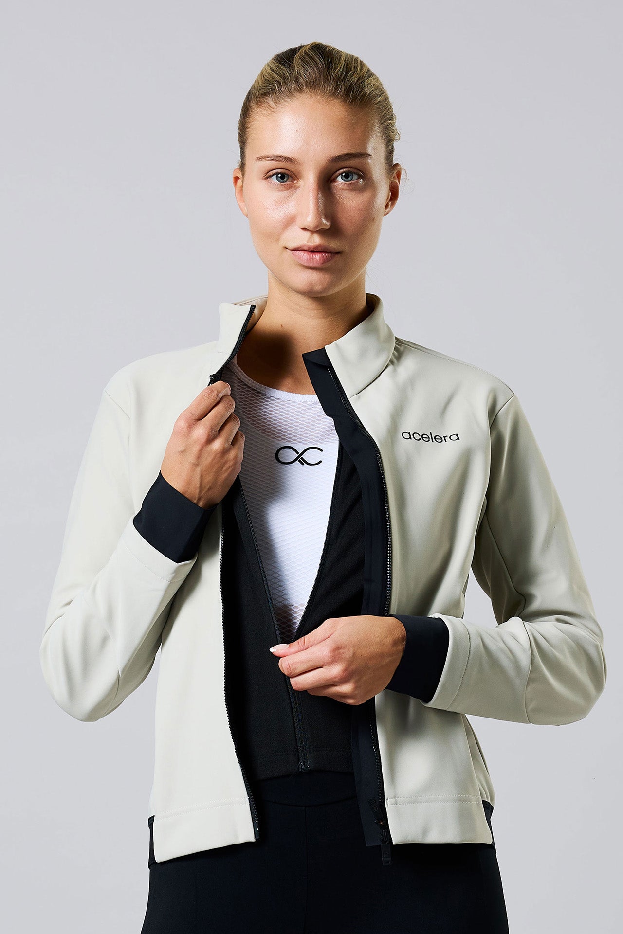 Dames Pro Deep Winter Fietsjack Wielershirts Acelera.cc