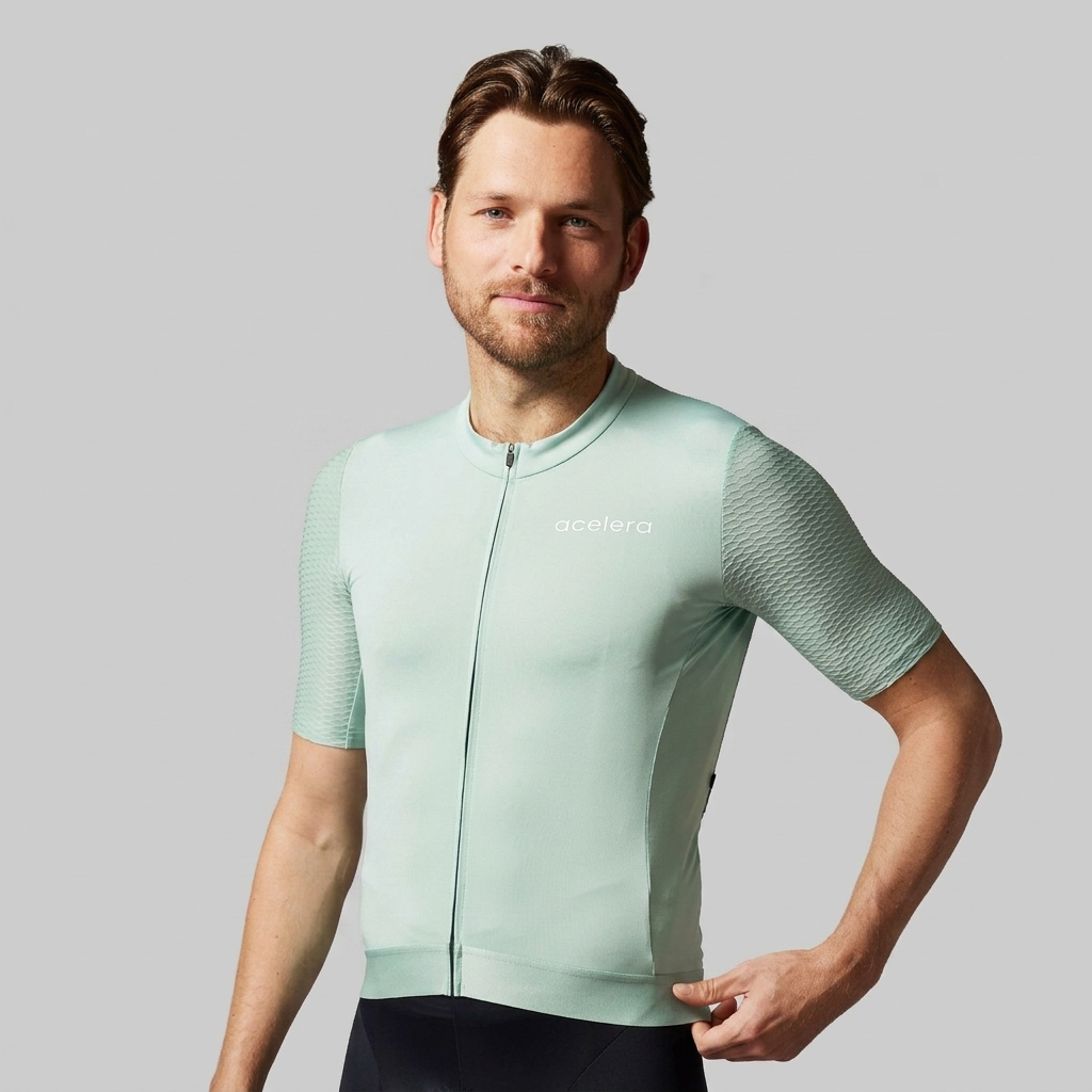 Heren Pro Fietsshirt Korte Mouw