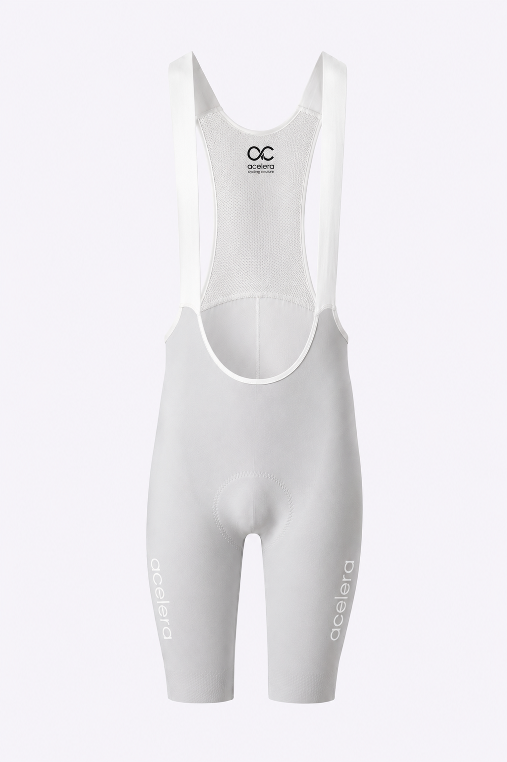 Acelera Heren Intermediate Fietsbroek Kort - White Product Shot #Color_White