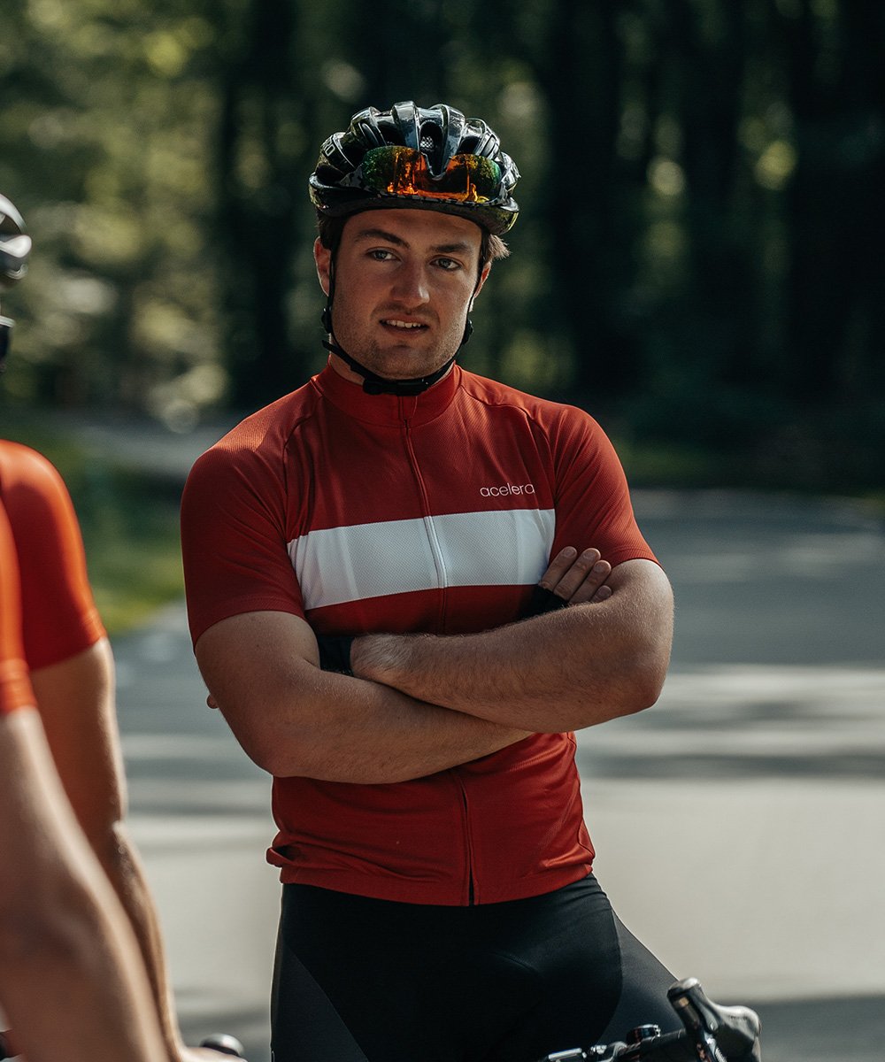Wielershirt Rood