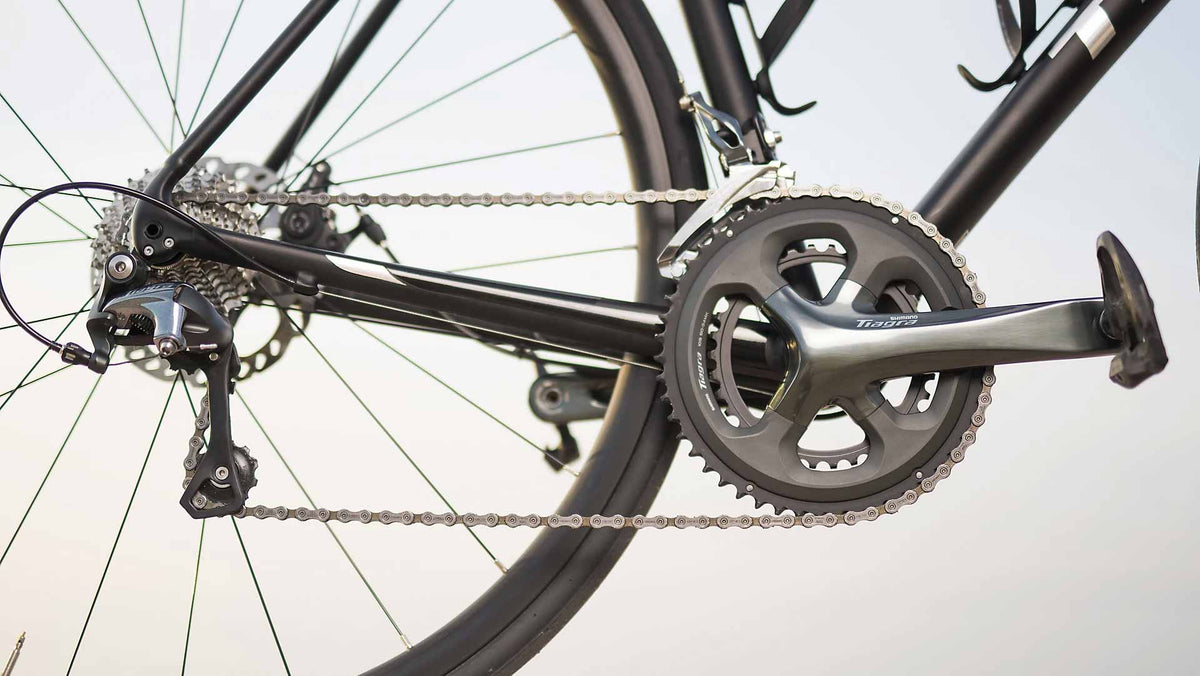 Schoonmaken fietsketting