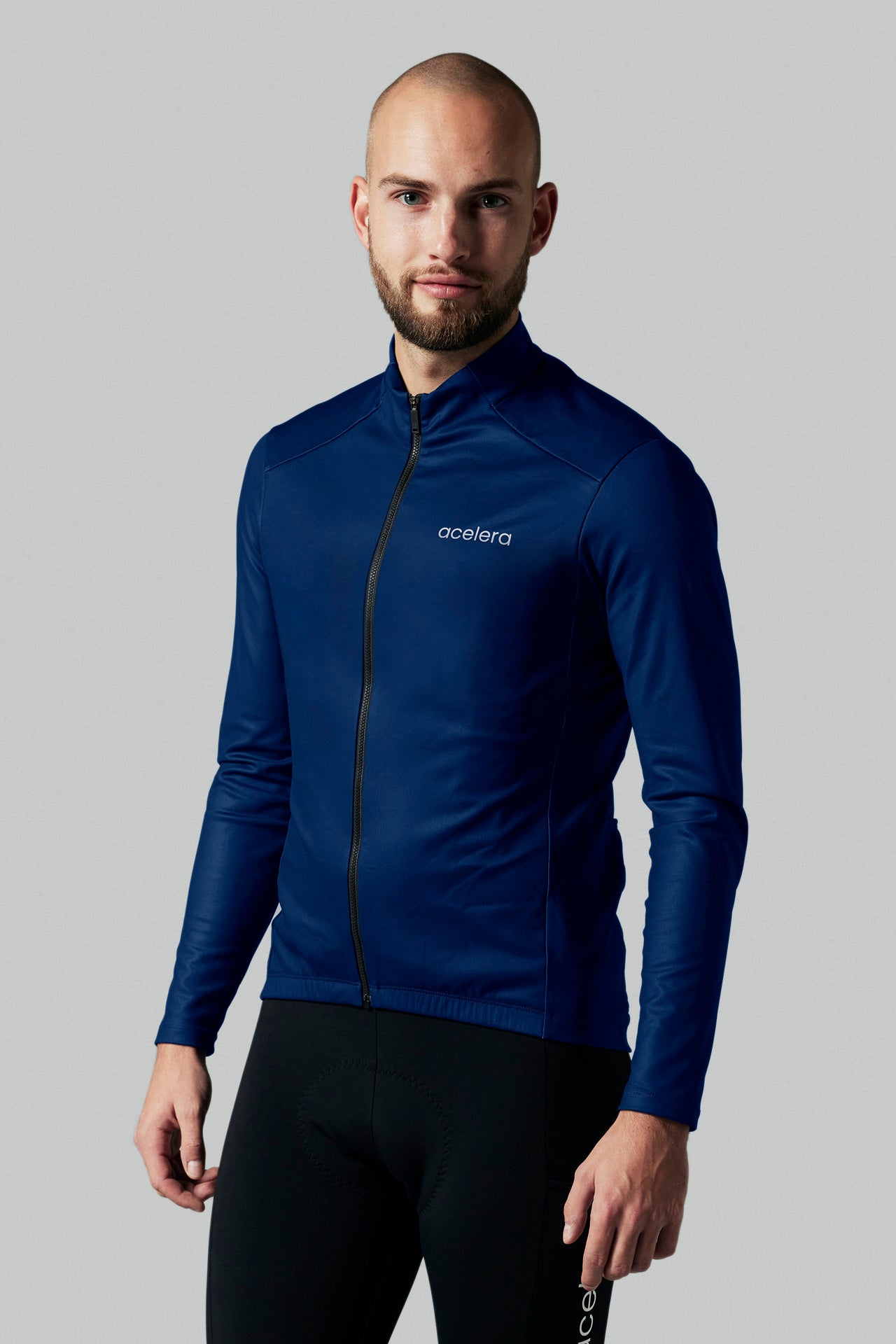 Maillot de cyclisme Intermediate en Polaire pour hommes Manches Longues