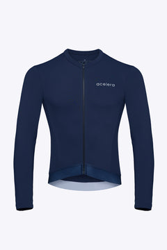 Maglia da ciclismo Pro da uomo a maniche lunghe in pile