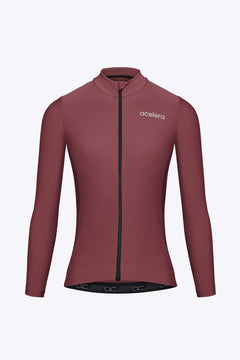 Maglia da ciclismo Pro da donna a maniche lunghe foderata