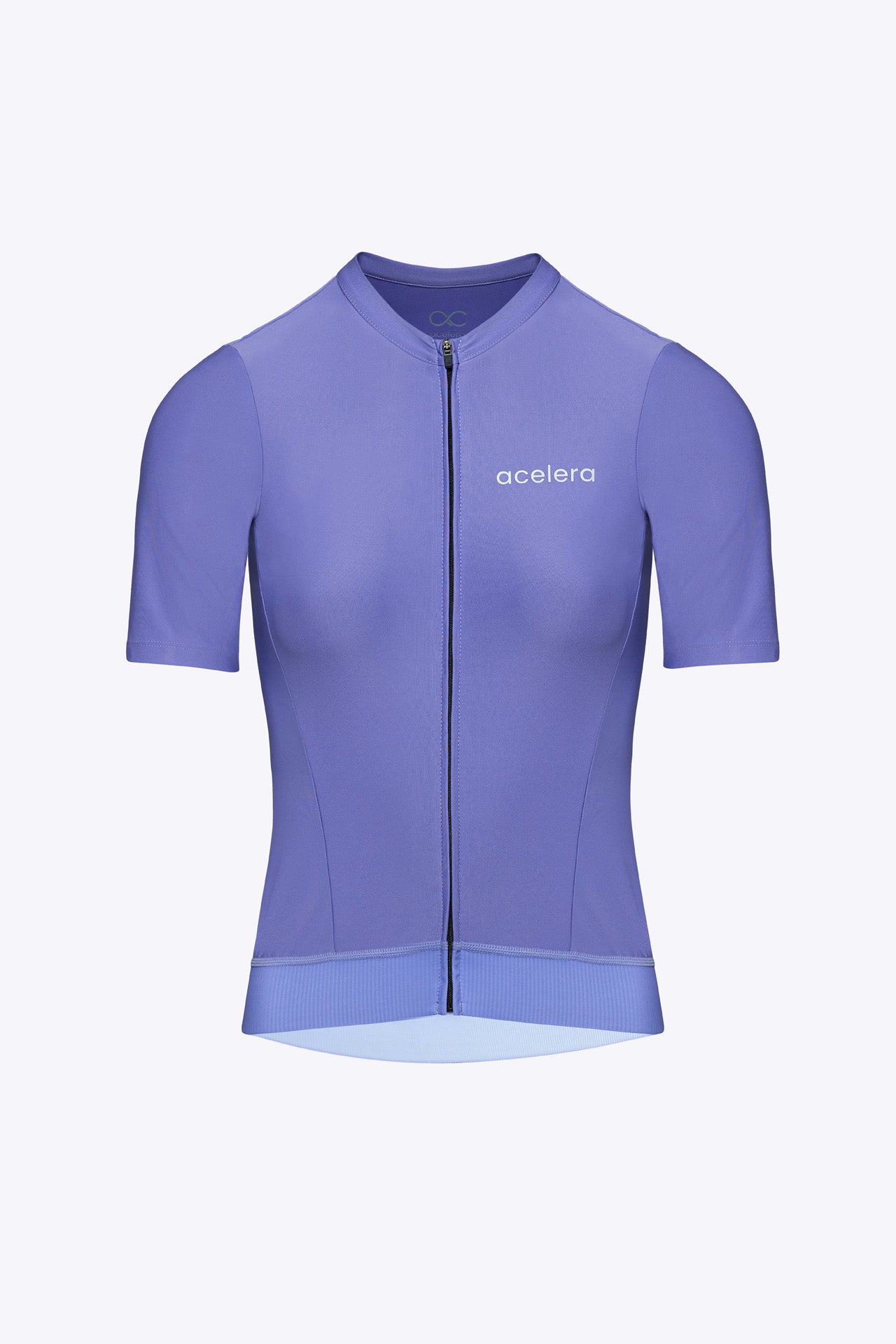 Dames Essential Fietsshirt Korte Mouw Wielershirts Acelera.cc Cool Lavender XS