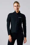 Acelera Dames Intermediate Jacket Deep Winter - Black Front View #Color_Black