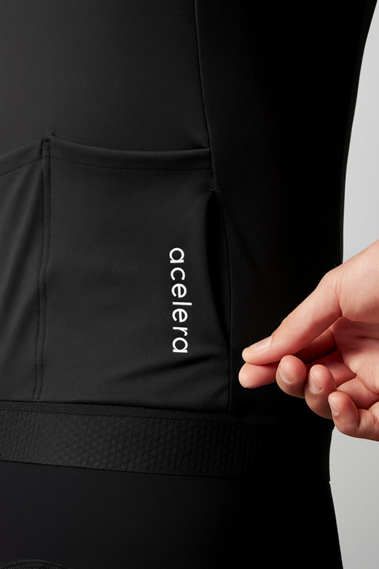 Heren Pro Fleeced Fietsshirt Lange Mouw Wielershirts Acelera.cc