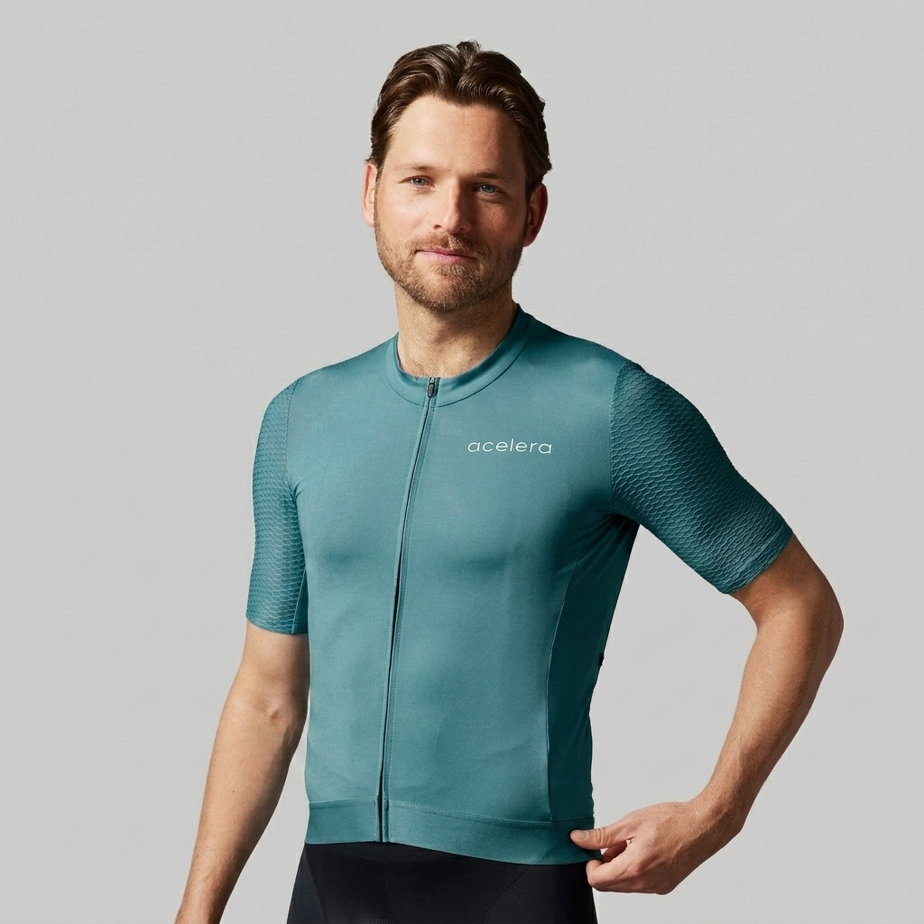 Heren Pro Fietsshirt Korte Mouw
