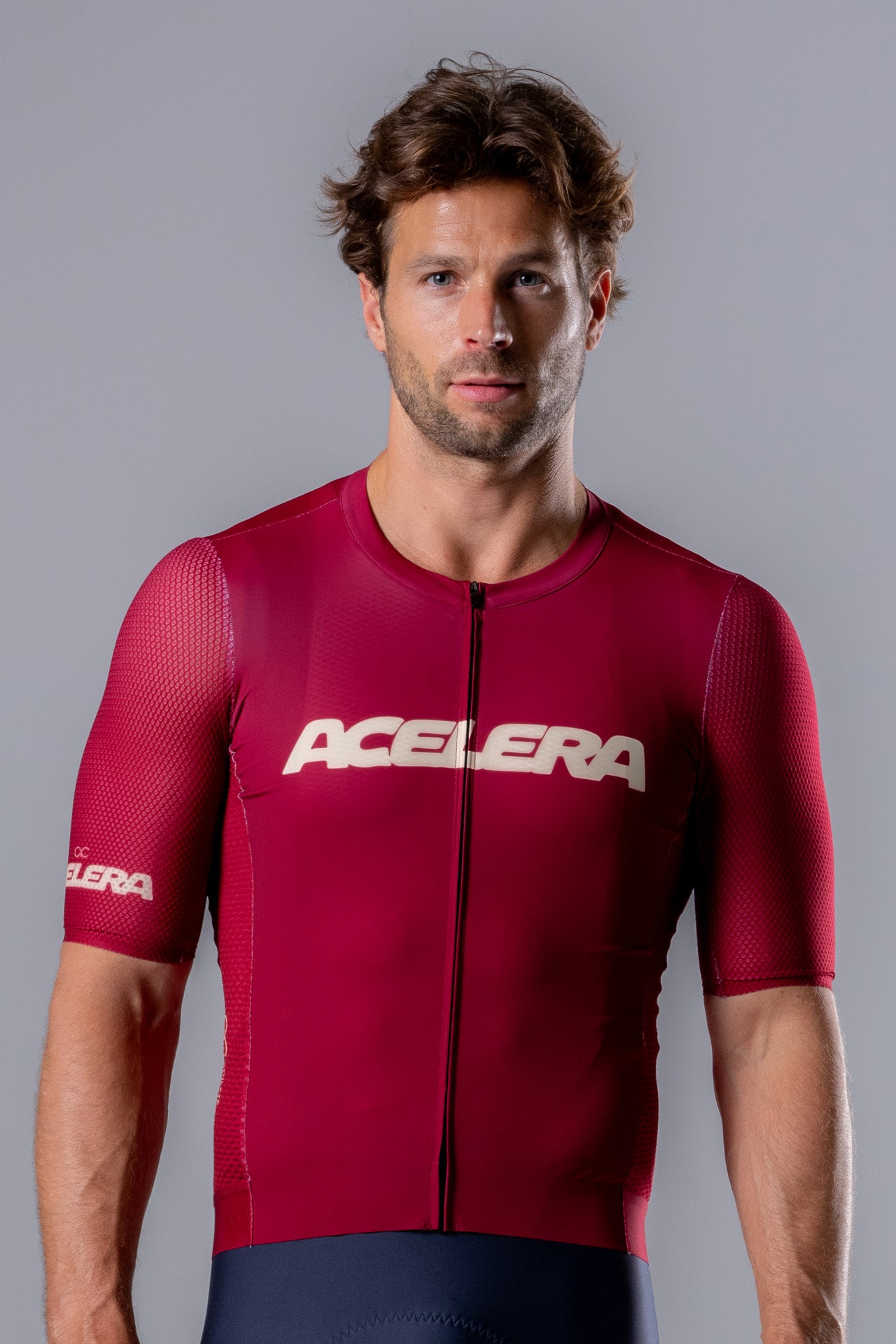 Maillot de vélo Pro pour hommes à manches courtes